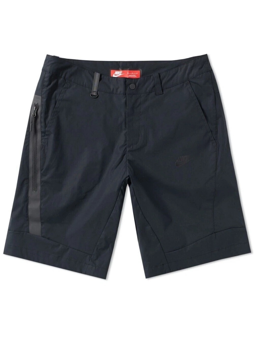 Nike Sportswear Bonded Men's Shorts Triple Black 823365 010 Sz 28